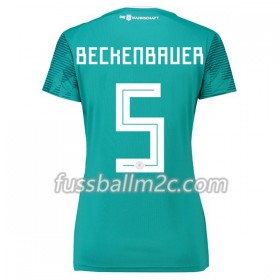 Fußballtrikots Deutschland Beckenbauer 5 Frauens Auswärts Trikotsatz WM 2018